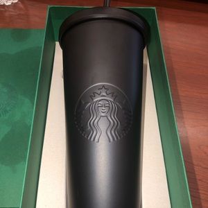 ***RARE*** Starbucks Black Stainless Steel 24oz Tumbler